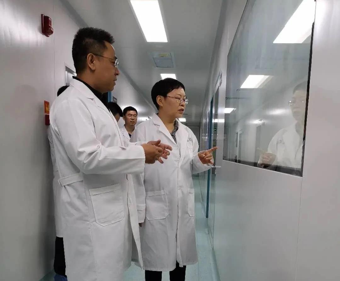 石家庄高新区党工委副书记,管委会主任周立新到森朗生物进行走访调研